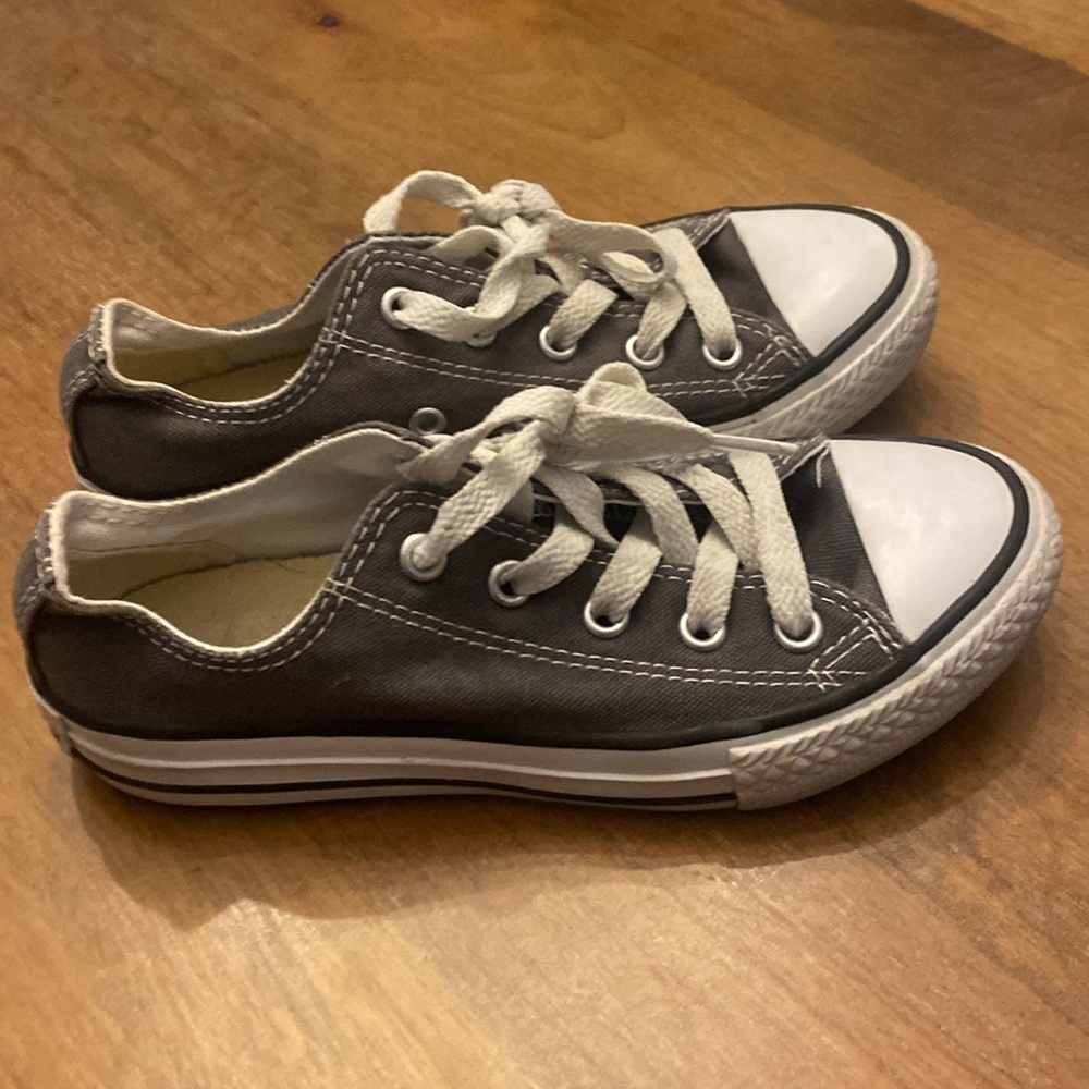 Converse kids Sz 13 grey All-Stars - Picture 7 of 7